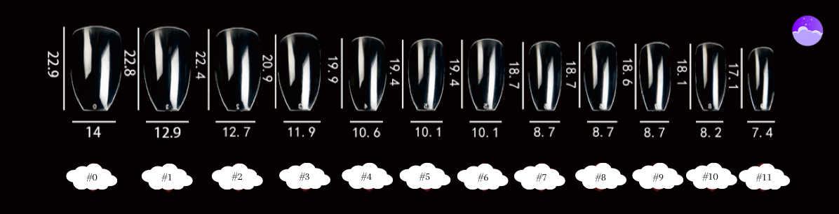 Short Coffin Gel Tip